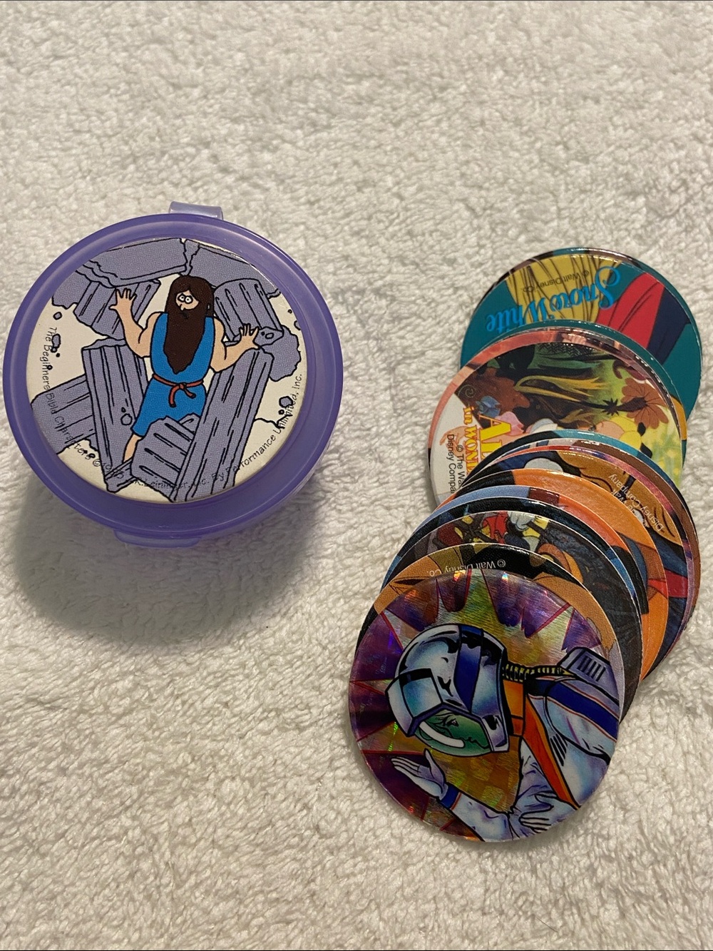Vintage 90s pog collection